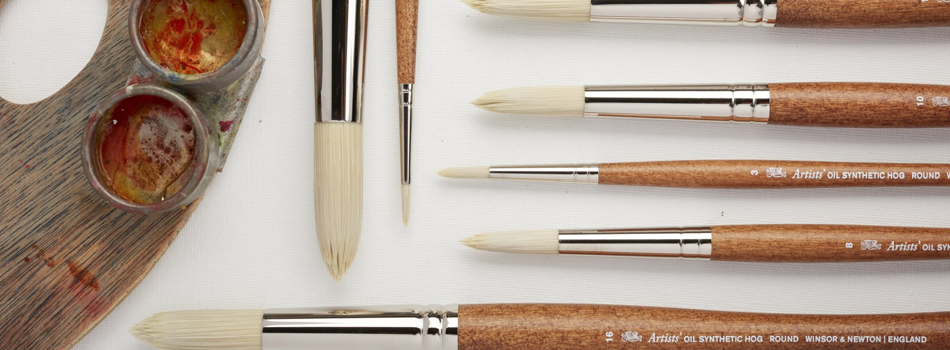 Pinceaux pour peinture à l'huile