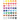 Winsor & Newton Studio Collection Crayons de Couleur Set 50 Pièce Swatches