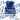 Winsor & Newton Encre de Calligraphie 30Ml Bleu Foncé - Gros plan du dos du produit emballé avec swatch de couleur 