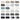 Winsor & Newton Promarker 24Pc Noir Et Gris Swatches