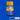 Winsor & Newton Galeria Tube Acrylique 250Ml Teinte bleu cobalt - Gros plan du dos du produit emballé avec swatch de couleur 