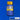 Winsor & Newton Galeria Tube Acrylique 500Ml Teinte bleu cobalt - Gros plan du dos du produit emballé avec swatch de couleur 